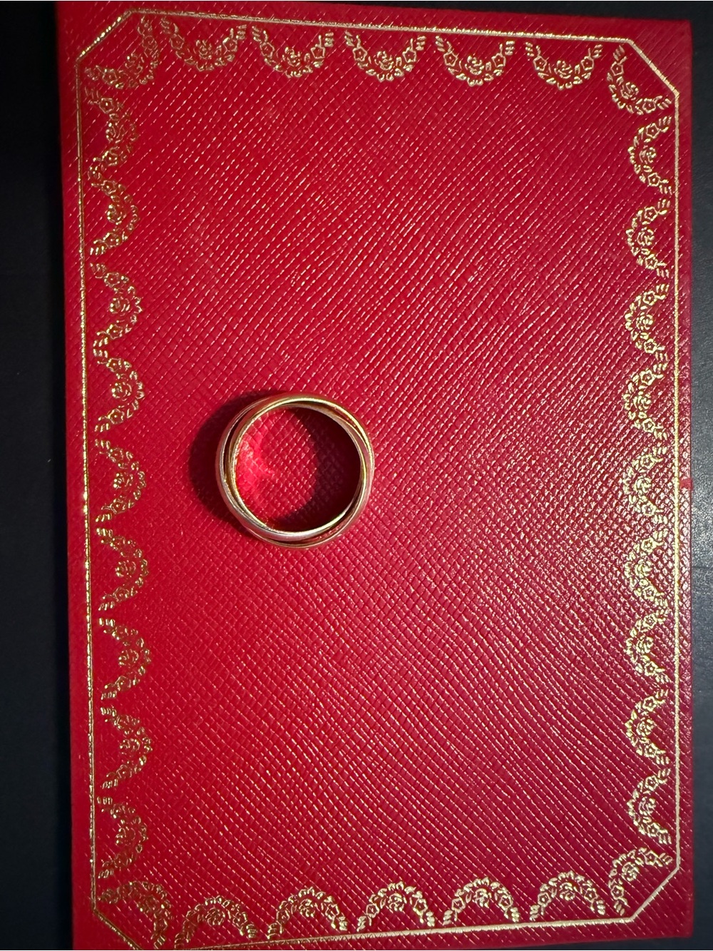 Cartier vintage Le Must de Cartier trinity ring. Size 4. - Picture 13 of 13